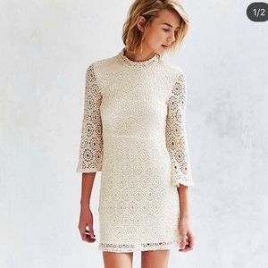 Cooperative Ivory Eyelet Lace Dress